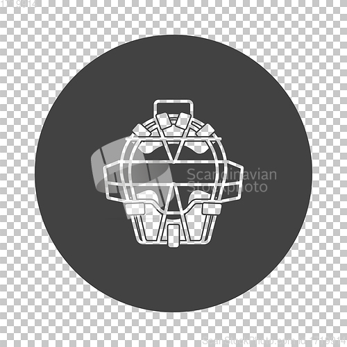 Image of Baseball face protector icon