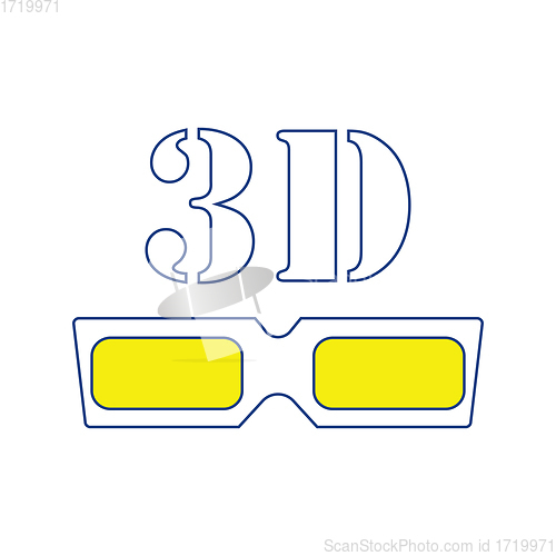 Image of 3d goggle icon