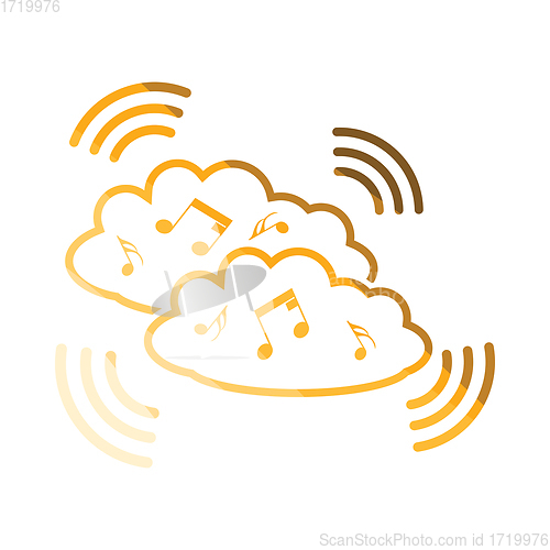 Image of Music cloud icon