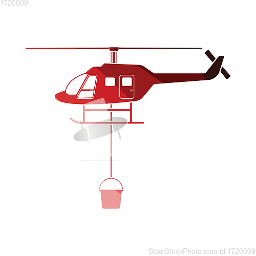 Image of Fire service helicopter icon