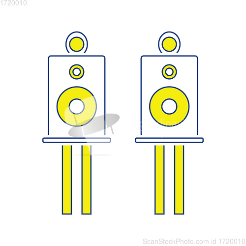 Image of Audio system speakers icon