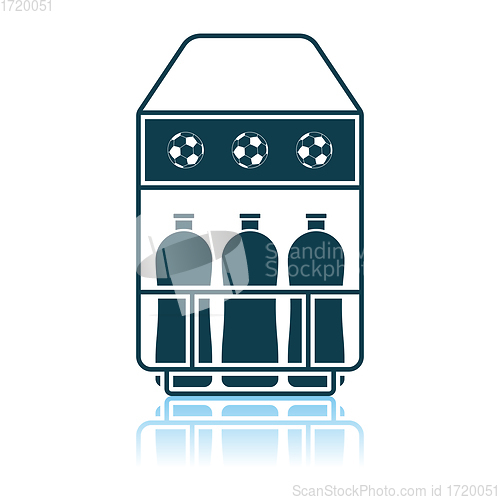 Image of Soccer Field Bottle Container Icon