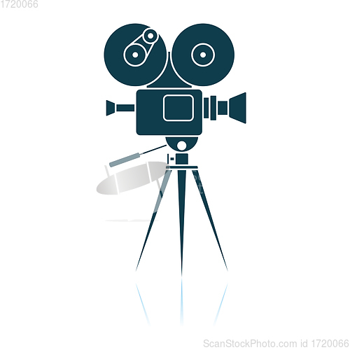 Image of Retro Cinema Camera Icon