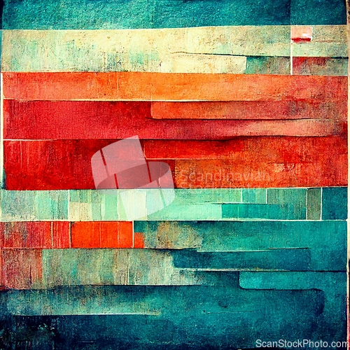 Image of Artistic abstract artwork, textures lines stripe pattern design.