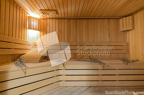 Image of The interior of the bath in a private house