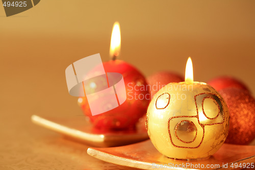 Image of Christmas candles