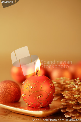 Image of Christmas candles
