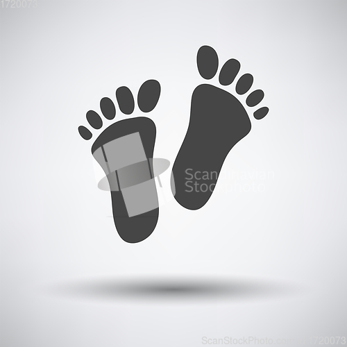 Image of Foot print icon