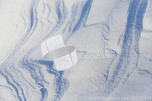 Image of Snow drifts in winter