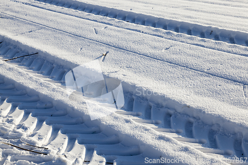 Image of Road under the snow