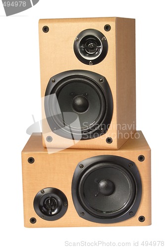 Image of Wooden speaker box