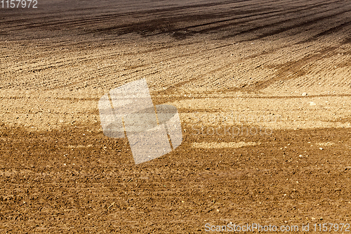 Image of plowed soil field