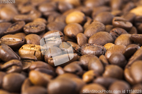 Image of grains of coffee