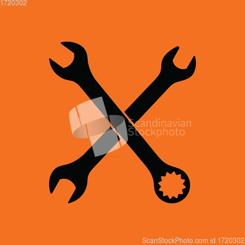 Image of Crossed wrench  icon