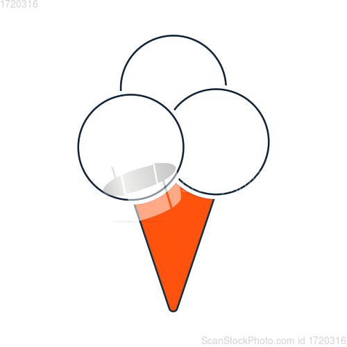 Image of Icon Of Ice-cream Cone