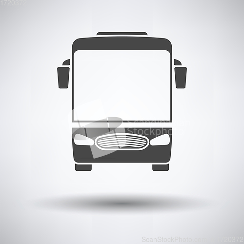 Image of Tourist bus icon front view