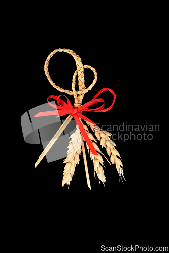 Image of Natural Plaited Straw Corn Doly