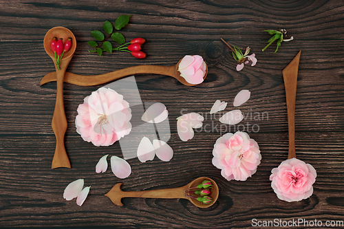 Image of Rose Flower Natural Herbal Plant Medicine