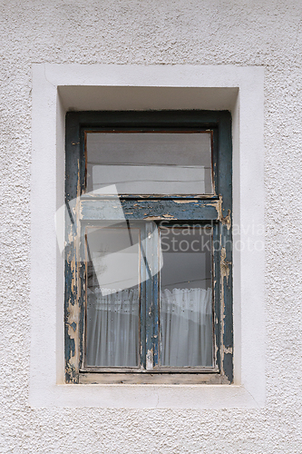 Image of old wooden window detail