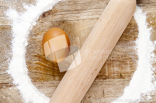 Image of Egg and Flour