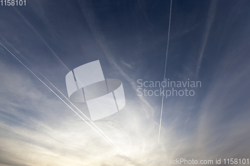 Image of sky at sunset