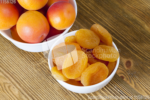 Image of apricots fresh and dried