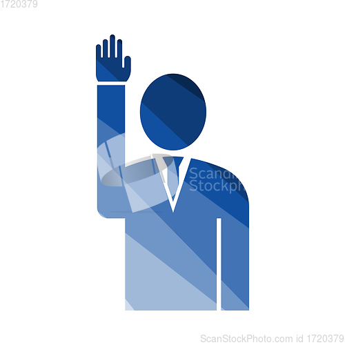 Image of Voting Man Icon