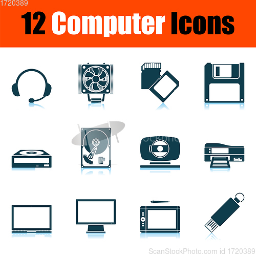 Image of Computer Icon Set