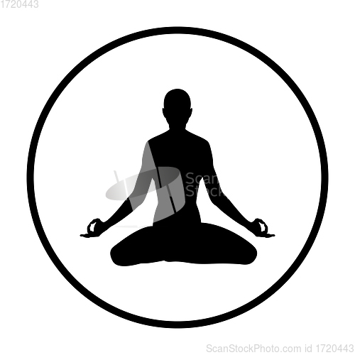 Image of Lotus Pose Icon