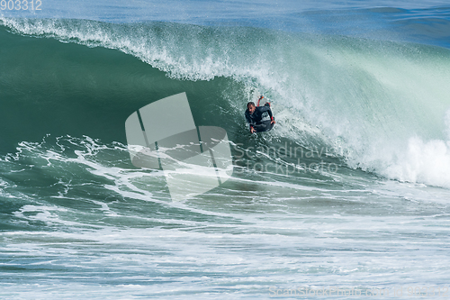 Image of Bodyboarder in action