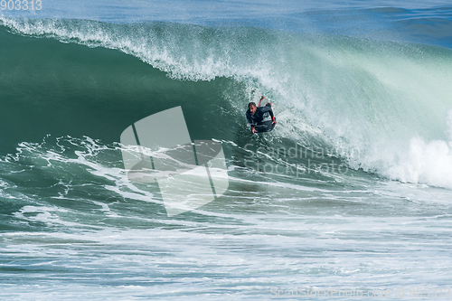 Image of Bodyboarder in action