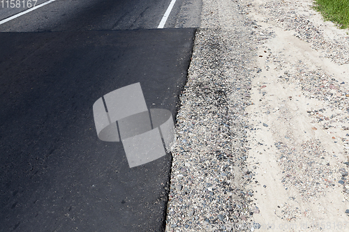 Image of simple asphalt road