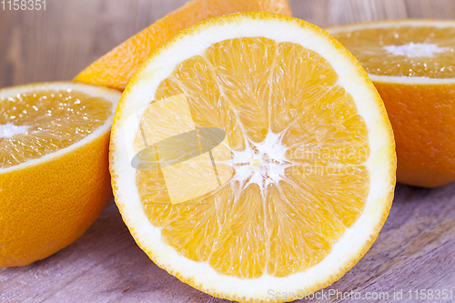 Image of juicy ripe orange