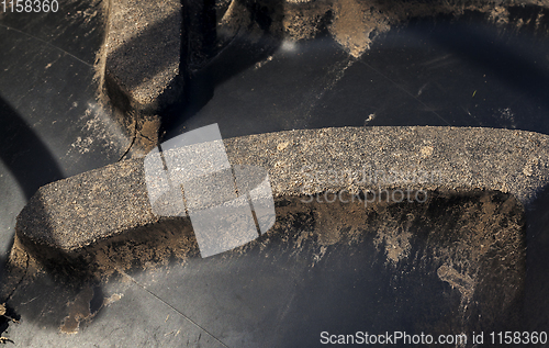 Image of tire of the tractor