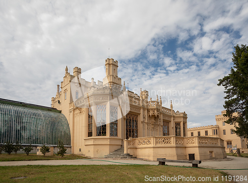 Image of State chateau Lednice in South Moravia, Czech Republic