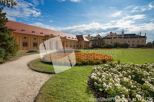 Image of State chateau Lednice in South Moravia, Czech Republic