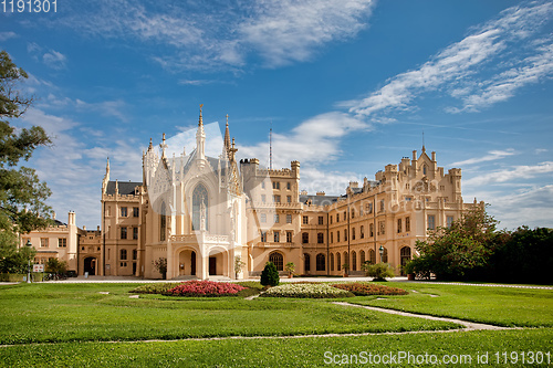 Image of State chateau Lednice in South Moravia, Czech Republic