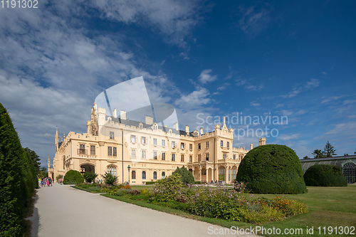 Image of State chateau Lednice in South Moravia, Czech Republic