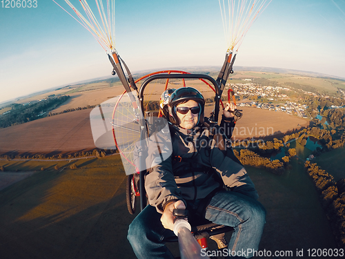 Image of Powered paragliding tandem flight