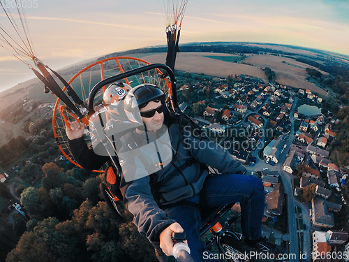 Image of Powered paragliding tandem flight