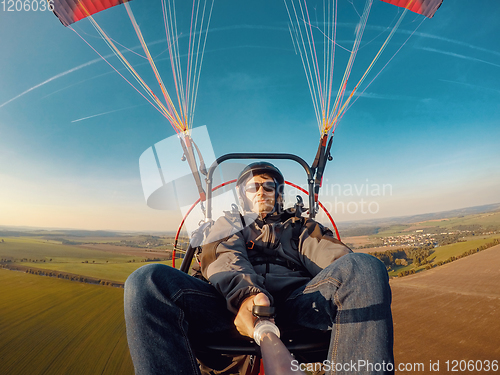 Image of Powered paragliding tandem flight