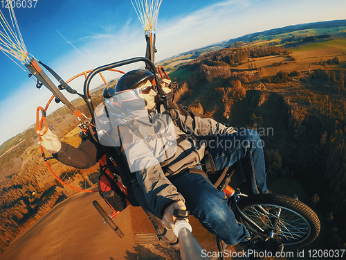 Image of Powered paragliding tandem flight