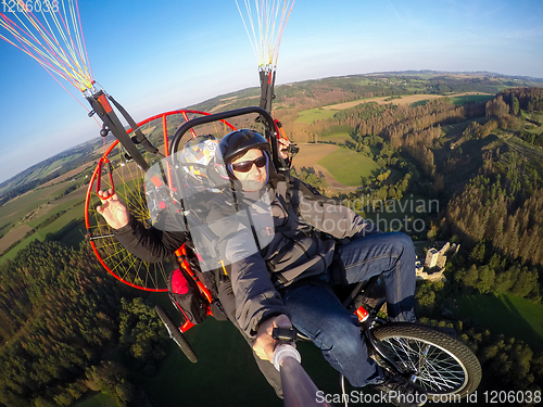 Image of Powered paragliding tandem flight