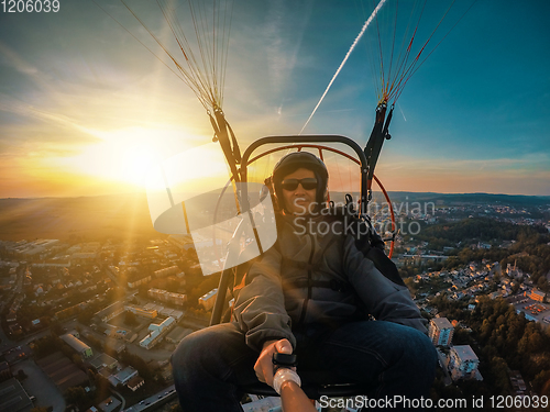 Image of Powered paragliding tandem flight