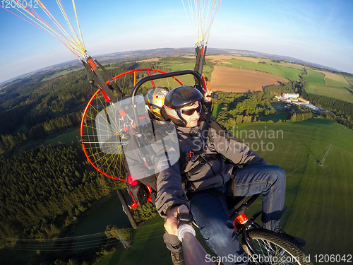 Image of Powered paragliding tandem flight