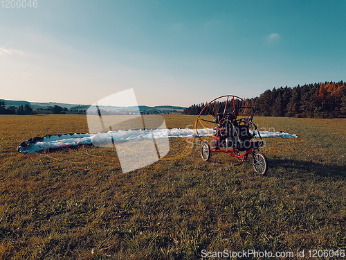 Image of Powered paragliding vehicle