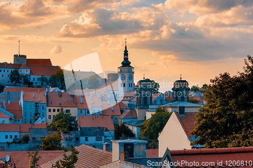 Image of Mikulov city and castle, Czech Republic