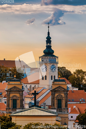 Image of Mikulov city and castle, Czech Republic