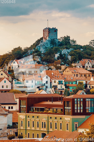 Image of Mikulov city and castle, Czech Republic