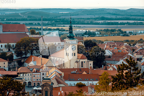 Image of Mikulov city and castle, Czech Republic